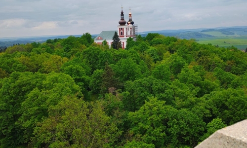 09.05.2026 Czechy - Wieża Cvilin-Krnov, bazylika, ruiny zamku Selenburk i wieża Hanse Kudlicha